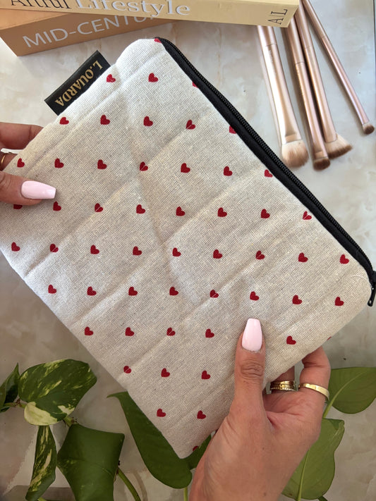 flat cosmetic bag