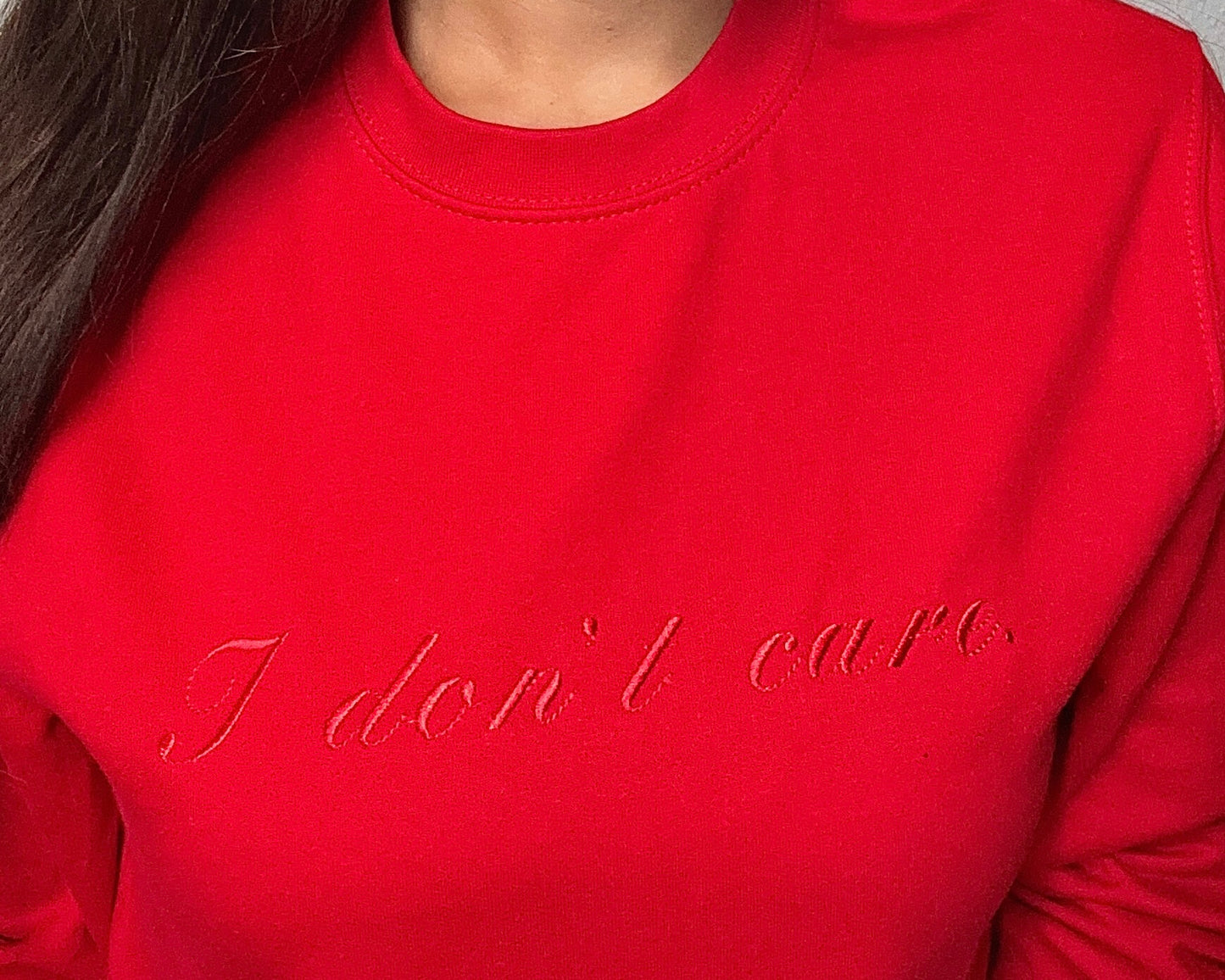 I DON'T CARE - Col ras du cou