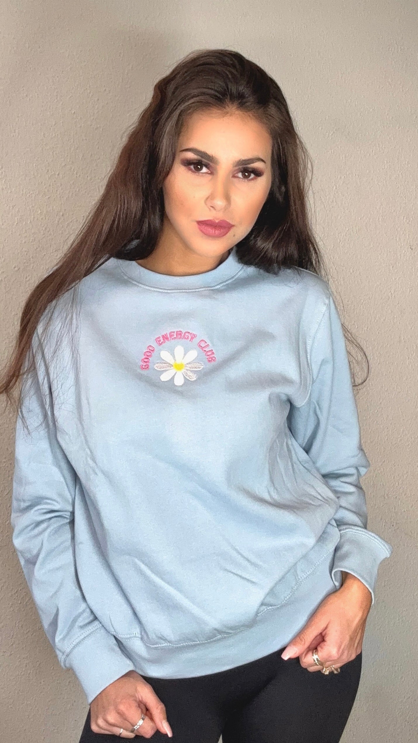 GOOD ENERGY CLUB - Crewneck à col rond