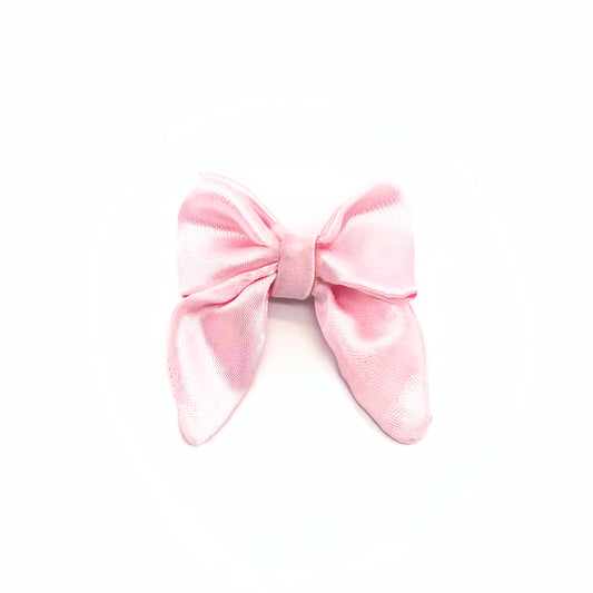 rosa Satinschleife mini