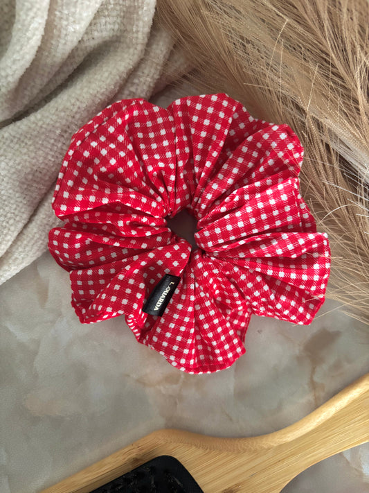 MIA Scrunchie XL rot kariert