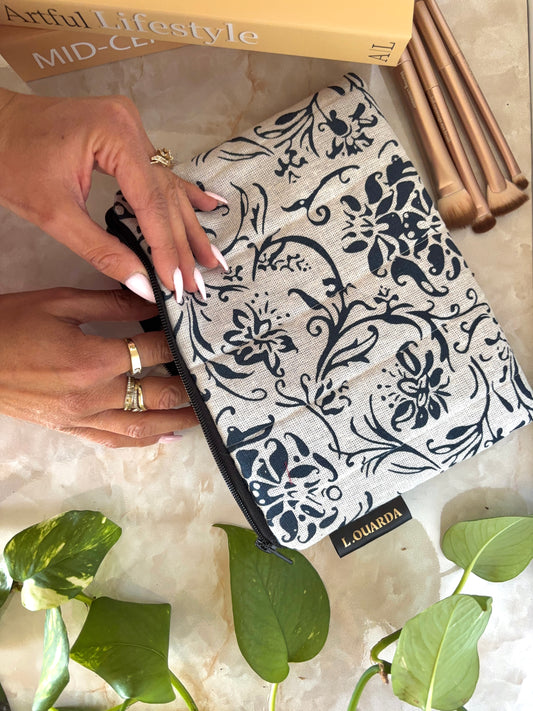 flat cosmetic bag