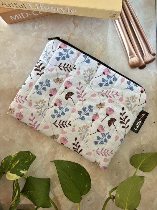 flat cosmetic bag