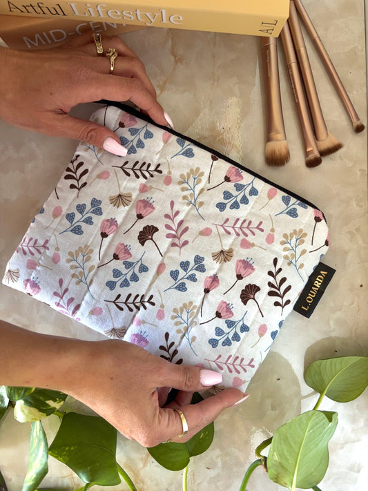 flat cosmetic bag