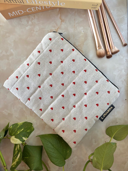 Trousse à maquillage plate