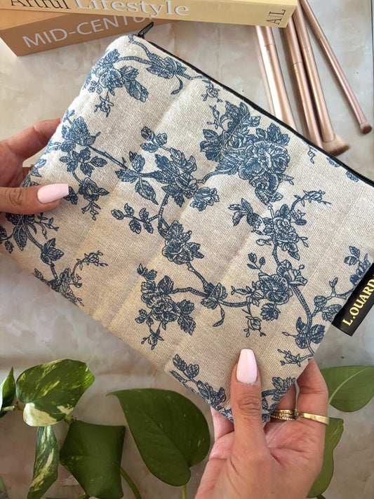 flat cosmetic bag