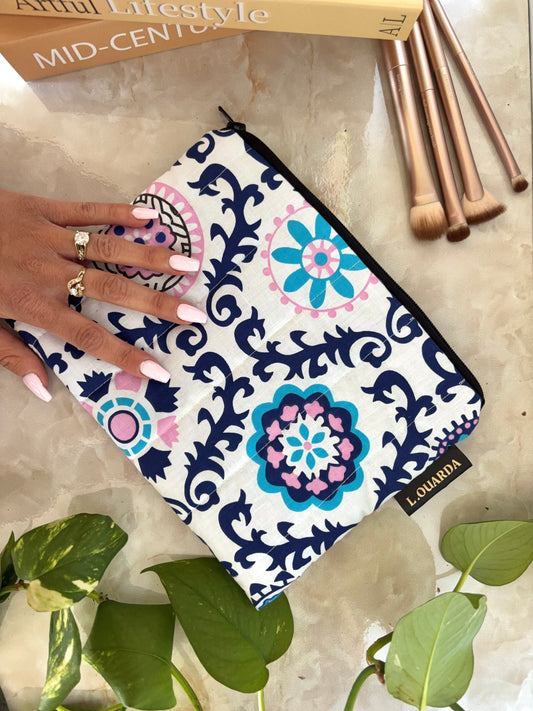 flat cosmetic bag