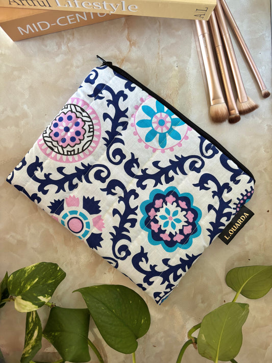 flat cosmetic bag