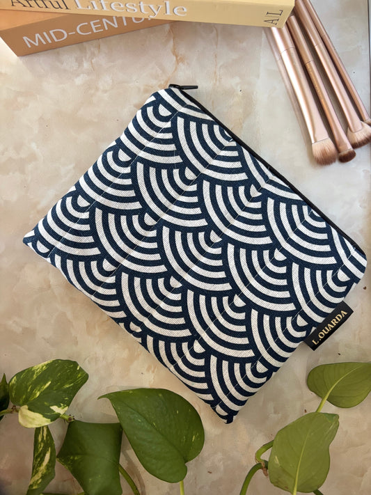 flat cosmetic bag