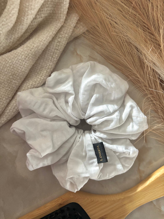 ALBA Scrunchie XL weiß